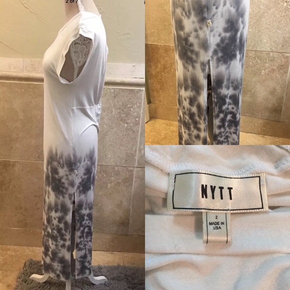 Nytt Tie dye Open Back Maxi Dress size 2 NWT - Picture 2 of 6